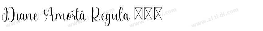Diane Amorta Regula字体转换